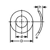 Rondelles élastiques DIN 137 A bronze 
