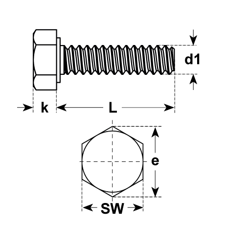 Sechskantschrauben Stahl fvz ISO 4017 5.6 [LastViewedItems.CatItem.ArtName2]