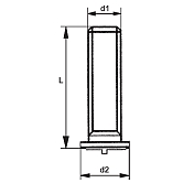 Schweissbolzen Stahl St 37-3 vk DIN 32501 