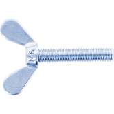 Vis à ailettes fonte malléable zingués-bleu DIN316 