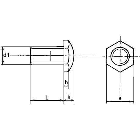 Vis à tête 6-pans tête bombée  avec écrou 8.8 zing [SimilarCatItems.CatItem.ArtName2]