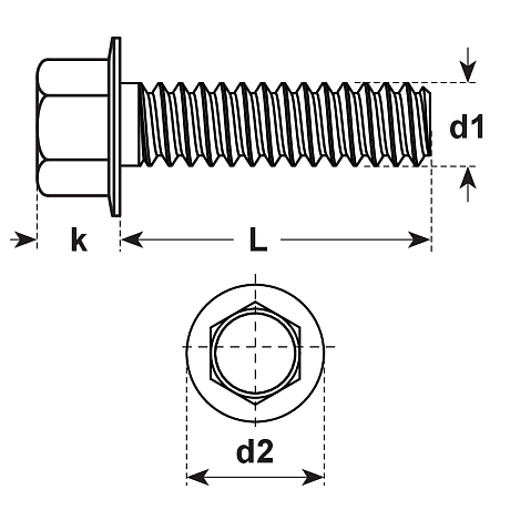 Gewindeformschrauben 6-kt Stahl vz DIN 7500 450 HV [SimilarCatItems.CatItem.ArtName2]