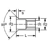 Blindnietmuttern FAR® FTS Stahl vz 