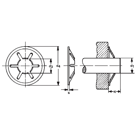 Schnellklemmscheiben Federstahl HRc 47-52 sw [SimilarCatItems.CatItem.ArtName2]