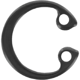 Circlips acier ressort phosphaté huilé DIN 472-JS 