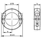 Klemmringe zweiteilig mit ZK-Schrauben blank 
