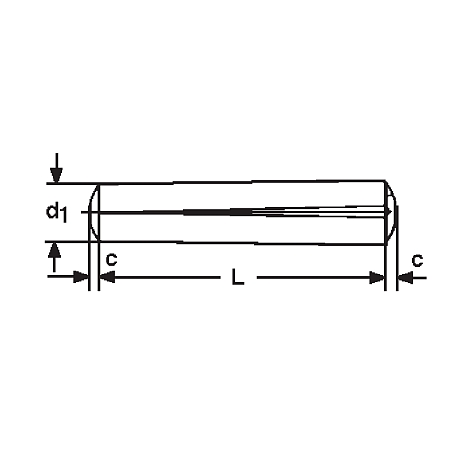 Goupilles coniques acier 9SMn28k clair DIN 1471 [SimilarCatItems.CatItem.ArtName2]