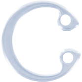 Circlips acier à ressort zingué-bleu DIN 472 