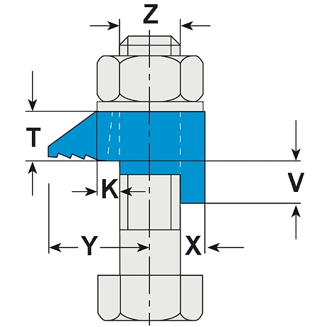 Klemmteile Lindapter® BR - kurz Temperguss vz [SimilarCatItems.CatItem.ArtName2]