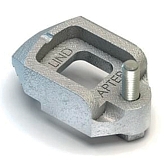 Pièce de serrage Lindapter® D2 zingué-bleu 