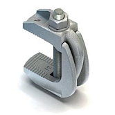 Pièce de serrage Lindapter® F9 zingué-bleu complet 