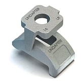 Pièce de serrage Lindapter® LR zingué-bleu 