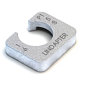 Fissaggio Lindapter® P 2-ghisa malleabile corta ZB 