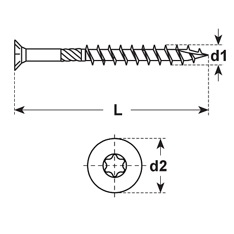 Viti per decking a testa piccola INOX A2 1.4006 [SimilarCatItems.CatItem.ArtName2]