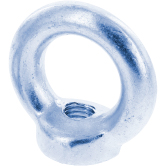 Ecrou à anneaux acier C 15 E zingué-bleu DIN 582 