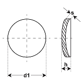 Verschluss-Scheiben Stahl vz DIN 470 