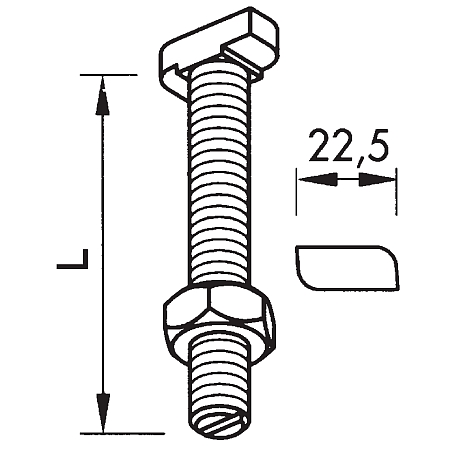 Hammerkopfschrauben 28/15 Muttern INOX A2 [SimilarCatItems.CatItem.ArtName2]