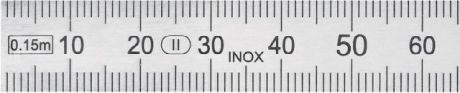 Stahlmassstab INOX NERIOX oben 1/1 mm unten 1/1 mm [SimilarCatItems.CatItem.ArtName2]
