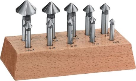 BECK Kegelsenker Sortiment 90° HSS auf Holzsockel [SimilarCatItems.CatItem.ArtName2]
