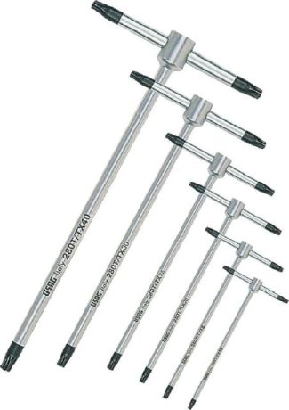 Satz Stiftschlüssel mit T-Griff USAG für TORX® [SimilarCatItems.CatItem.ArtName2]