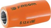 Inserto a dodici bordi 1/2 FACOM 1000 Volt isolato