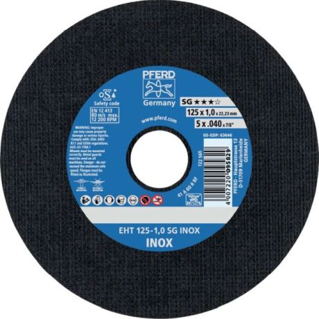 Disco da taglio PFERD EHT SG INOX [SimilarCatItems.CatItem.ArtName2]