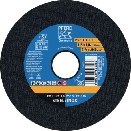 Disco da taglio PFERD EHT PSF STEELOX [SimilarCatItems.CatItem.ArtName2]