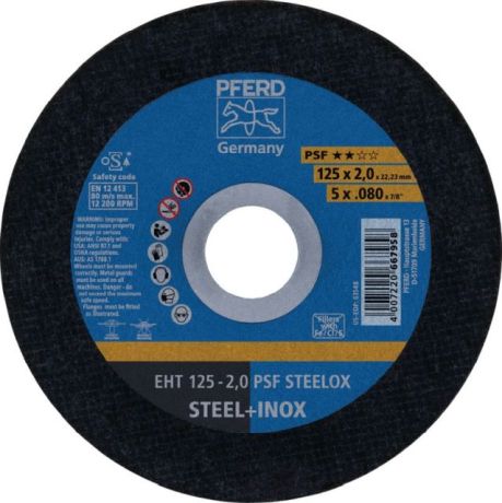 Disco da taglio PFERD EHT PSF STEELOX [SimilarCatItems.CatItem.ArtName2]