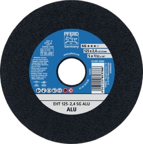 Trennscheibe PFERD EHT SG ALU [SimilarCatItems.CatItem.ArtName2]