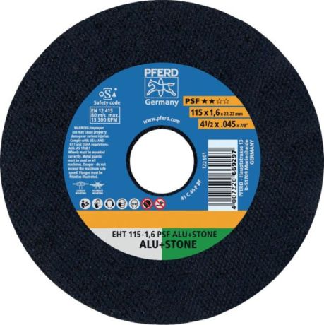 Disco da taglio PFERD EHT PSF ALU + STONE [SimilarCatItems.CatItem.ArtName2]