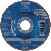 Fächerschleifscheibe PFERD POLIFAN® SG CO-FREEZE 