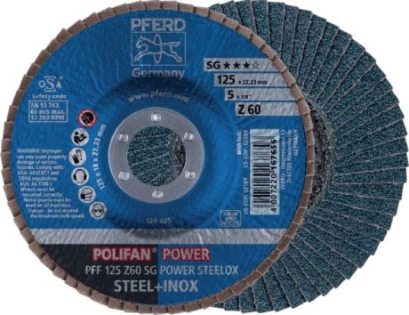 Disque à lamelles PFERD POLIFAN® SG POWER STEELOX [SimilarCatItems.CatItem.ArtName2]