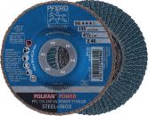 ächerschleifscheibe PFERD POLIFAN® SG POWER STEELO 