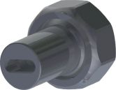 Ugello diritto con scanalatura Hirt-LINE 1/8 