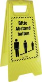 Warnaufsteller - Bitte Abstand halten 