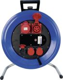 Tambour de câble en plastique STEFFEN 2xCEE16/5+3x 