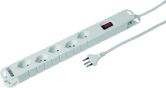 Steckdosenleiste VARIABL 13 mit Schalter weiss 
