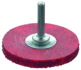 Brosse ronde LESSMANN fil d'acier ondulé liant syn 