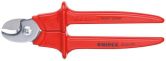 Kabelschere KNIPEX Griffe isoliert VDE-geprüft 