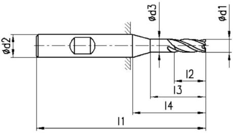 FRANKEN HSS-Eckfräser 1311C TiCN DIN 844K HSS-Co8 [SimilarCatItems.CatItem.ArtName2]