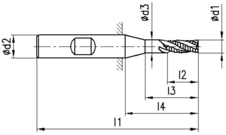 FRANKEN Eck-/ Nutfräser 1345C TiCN DIN844K HSS-Co8 [SimilarCatItems.CatItem.ArtName2]