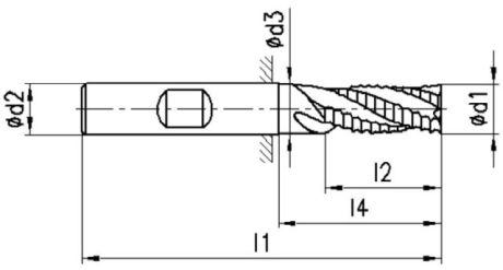 FRANKEN Eck-/ Nutfräser 1345C TiCN DIN844K HSS-Co8 [SimilarCatItems.CatItem.ArtName2]