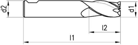 Fresa per angoli/scanalature NERIOX tipo N TiAlN H [SimilarCatItems.CatItem.ArtName2]