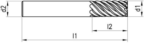Fraisage à dresser carbure: ISO M