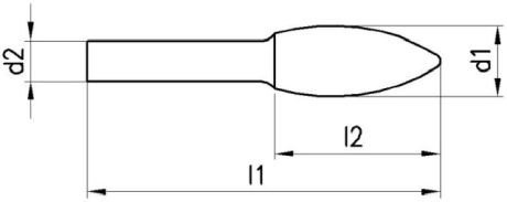 PFERD HM-Minifrässtift B 3 Z5 [SimilarCatItems.CatItem.ArtName2]