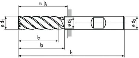 Fresa in metallo duro T FRANKEN Jet-Cut 2533L TIN/ [SimilarCatItems.CatItem.ArtName2]