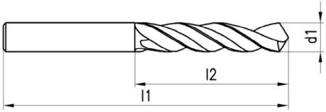 Forets HSS DIN 340: ISO Uni