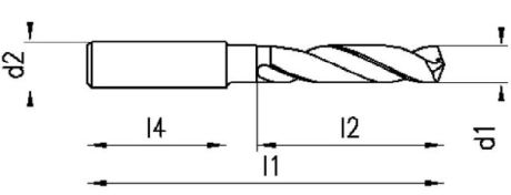 Foret hélicoïdal en carbure de tungstène HERTEL GO [LastViewedItems.CatItem.ArtName2]