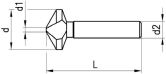 Svasatura 120° HSS DIN 335C 
