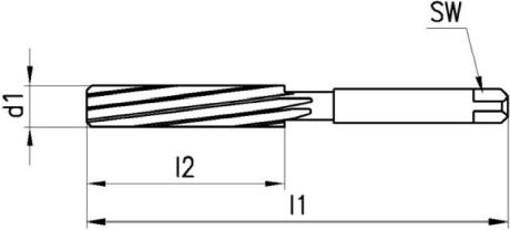 BECK Alesatore manuale DIN 206 HSS [SimilarCatItems.CatItem.ArtName2]